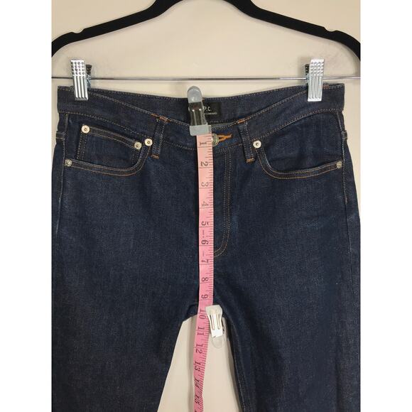 A.P.C. Men's Straight Jeans - Indigo - Picture 9 of 10